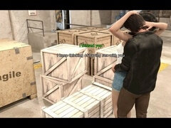 3d, 素人, デカ尻, デカチン, フェラチオ, イく瞬間, 自家製