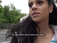 Public Agent - Tiny Darkhaired Babe Had Sex In Public 1 - Sandra Soul