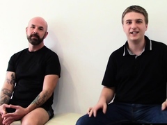 Tattooed Aussie Jaxon Anally Fucks Wyatt Wet Ass