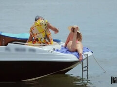 Blonde, Sucer une bite, Queue, En levrette, Exhib, Seins naturels, De plein air, Réalité