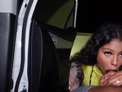 Spic hot babe sucks BBC POV video