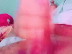 Asiatique, Brunette brune, Maman, Séduite, Fils