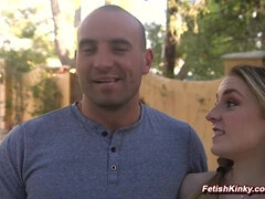 Sadomasochismus, Fesselspiele, Paar, Kehlenfick, Fetisch, Rau, Sklave, Ehefrau