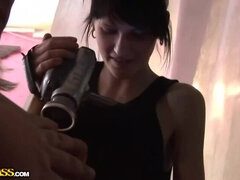 Rubia, Morena, Club, Universidad, Tacones, Lesbiana, Fiesta, Perforación