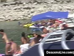Texas Cougar Deauxma & Hubby Attend Swinger Party - SEX!