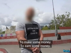 Public agent - cheating latina gf with absolute unit of a bf