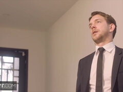 茶髪の, チン, 女 人男 人, なめる, 下着, オマンコ, ラフ, 三人