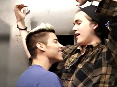 Handcuffs and Blowjob - Factory Video