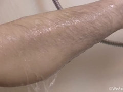 Kont, Bruinharig, Harig, Masturbatie, Rijpe lesbienne, Douche, Tatoeage