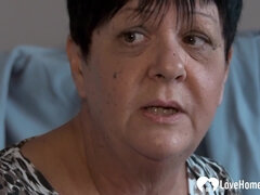 Hot babe in fishnets loves to get slammed - Stella cox