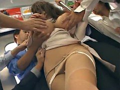 Viele männer bespritzen eine frau, Gruppensex, Hardcore, Japanische massage, Im freien, Schlampe