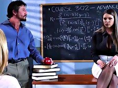 Красотки, Большой член, Большие сиськи, Милф, Развязные, Учитель, Втроем