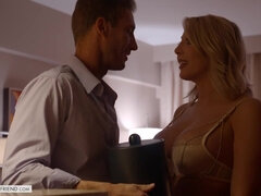 Kont, Lieveling, Grote kont, Grote lul, Grote mammen, Blond, Moeder, Kousen