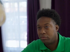 Gros seins, Noire, Plantureuse, Tromperie, Tir de sperme, Hard, Interracial, Nénés