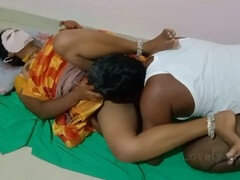 18 ans, Tante, Gros cul, Sucer une bite, Couple, Indienne, Mature, Maman