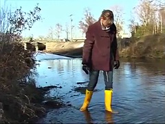 Laarzen, Latex, Rubebrstof