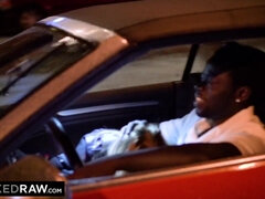 Zwart, Blond, Sperma in gezicht, Logement, Interraciaal, Likken, Kut duiken, Rijden