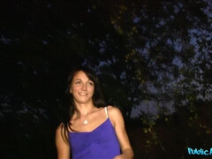 Tight Brunette Gets A Hefty Creampie In A Public Park 1 - Amy Ryan