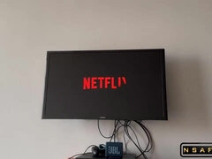 I Watched Netflix With A Hot Blonde And Cum In Mouth - Hardcore