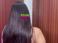 Gros seins, Sucer une bite, Rondelette, Indienne, Nue  à poil, Chatte, Nénés, Mouillée