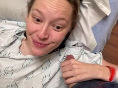 素人, ブロンド, フェラチオ, 彼氏, 捕まる, 医者, 看護婦, 現実