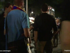 ビッチ, 茶髪の, チン, ハードコア, 淫乱熟女, 公共, 赤毛, スペイン人