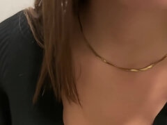 Amateur, Gros cul, Brunette brune, Queue, Exam, Italienne, Public, Toilettes