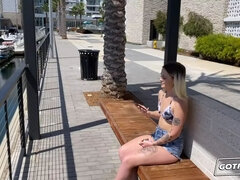 Watch Romeo Mancini give his 18-year-old blonde a hard creampie in HD