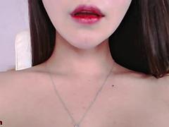 Amateur, Asiático, Chica, Tetas grandes, Coreano, Lencería, Solo, Tetas