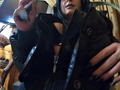 Leather and boots fetish- i fucked my firends wife face. she love to cheat her husband: Porn