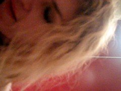 Leie, Blondine, Blasen, Abendanzug