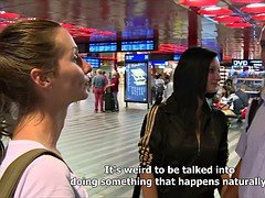 Enthousiasteling, Stel, Sperma shot, Groep, Buiten, Gezichtspunt, Openbaar, Swinger