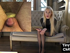 Leie, Tussi, Grosser schwanz, Weibliche domination, Absätze, Lingerie, Solo, Titten