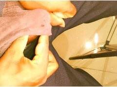 Anaal, Badkamer, Grote lul, Sperma shot, Homo, Indisch, Masturbatie, Openbaar