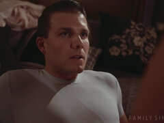 黒人, 家族, キス, なめる, オマンコ, スパイ, 義母, オッパイの