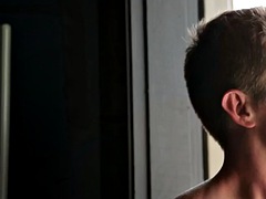 Leie, Arsch, Schwul, Wichsen, Masturbation, Muskel, Solo