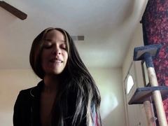 Brunette brune, Masturbation, Maman, Pov, Solo