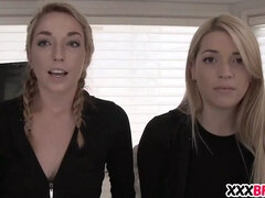 Sapphic cougar punishing teenage