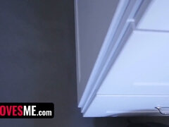 Stepbro pounds naughty step sister Riley Mae in full POV video