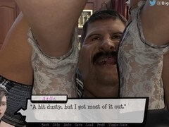 浮気者, フランス人, ゲーム, 彼女, メイド, オナニー, パンティ, ユニフォーム