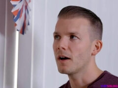 ベッドルーム, ブロンド, バック, 顔面騎乗, ハードコア, ショートヘア, 姉妹, オッパイの