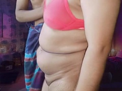 Desi Seema Bhabhi's Hot Night Fuck - Indian Homemade Doggy Style with Big Tits
