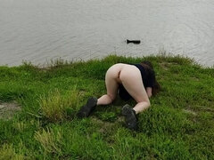 Amateur, Cul, Hd, De plein air, Chatte, Solo