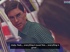 Dobermans Linda Episode 04 Tasty Hot Whore Swallowing Cum on the Subway Train Unfaithful Whore Fucking Hard Intense Tasty Sex