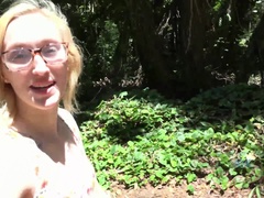 Enthousiasteling, Vriendin, Harig, Handbeurt, Buiten, Gezichtspunt, Kut duiken, Nat