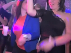Naughty bachelorette fucked good at a Euro party