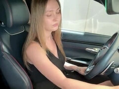 車, Hd, レザー, オーガズム, オマンコ, 現実, 剃毛, 義母