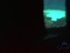 Amateur, Blonde, Exhib, Petite amie, Petite femme, Chatte, Rasée, Sous la jupe