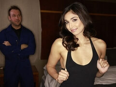 ベッドルーム, デカ尻, デカチン, フェラチオ, 茶髪の, 自然山雀, ティーン, オッパイの