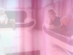 Schwarz, Blondine, Braunhaarige, Lesbisch, Lingerie, Masturbation, Piercing, Spielzeuge
